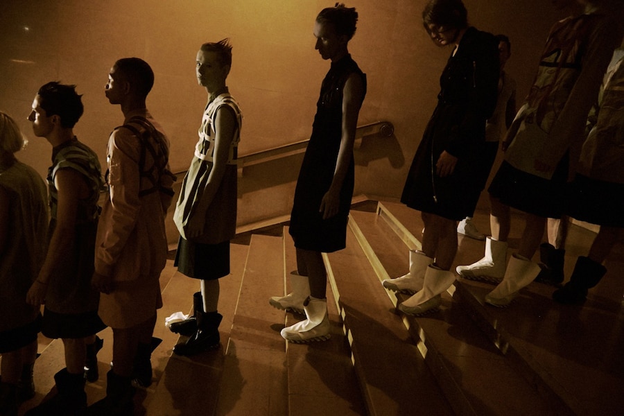 Rick Owens SS15 Mens collections, Dazed backstage 22