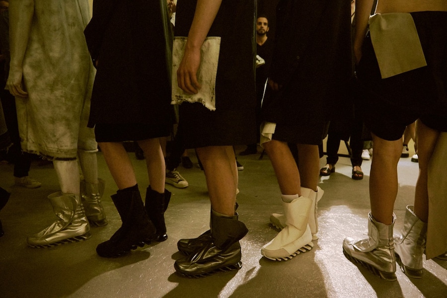 Rick Owens SS15 Mens collections, Dazed backstage 23