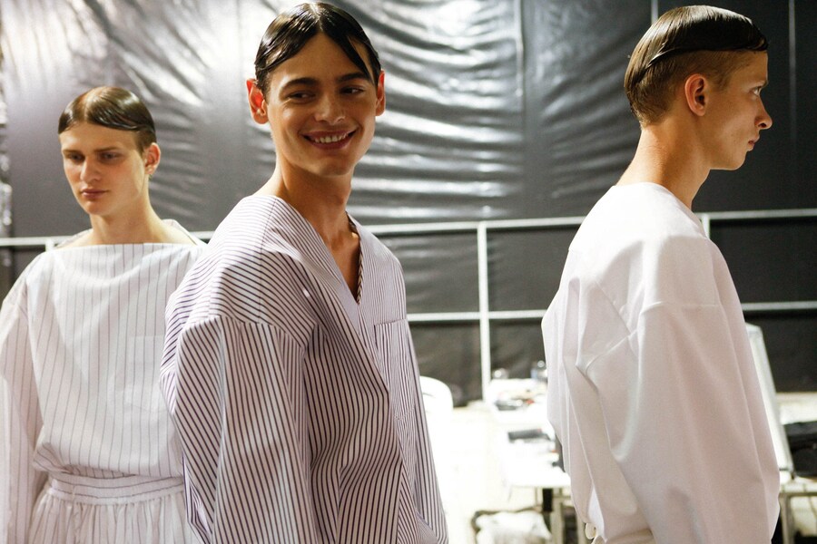 Juun.J SS15 Mens collections, Dazed backstage 11