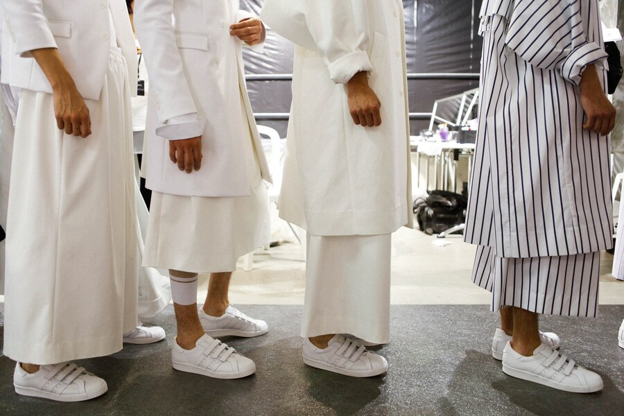 Juun.J SS15 Mens collections, Dazed backstage 17