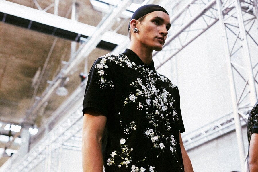 Givenchy SS15 Mens collections, Dazed backstage 5
