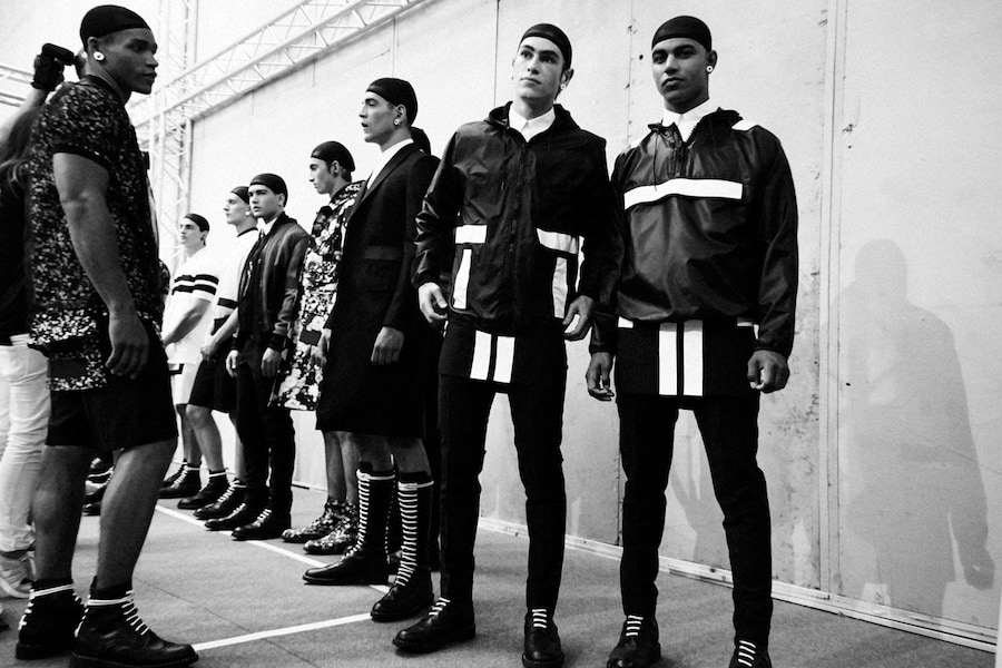 Givenchy SS15 Mens collections, Dazed backstage 21