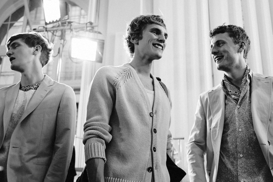 Herm&#232;s SS15 Mens collections, Dazed backstage 4