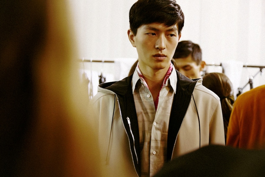 Herm&#232;s SS15 Mens collections, Dazed backstage 13