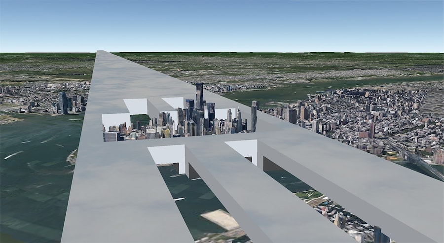 &quot;Continuous Monument: Manhattan&quot;, 2014 17