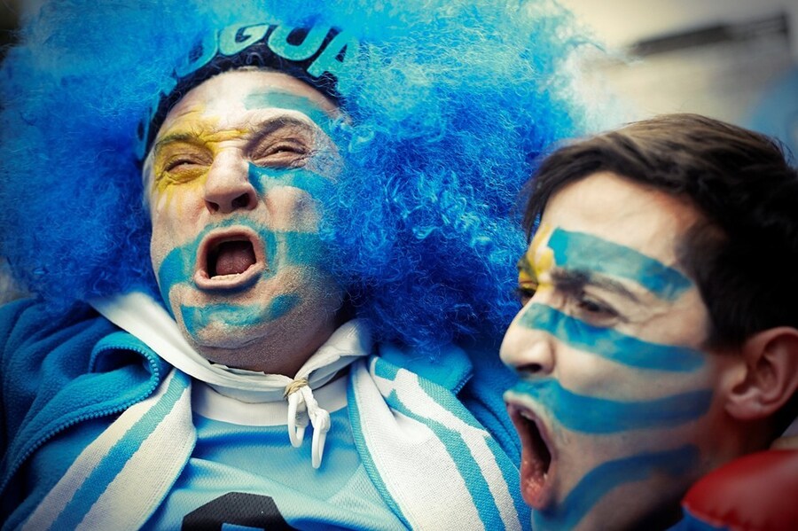 Uruguay fan Liam 27