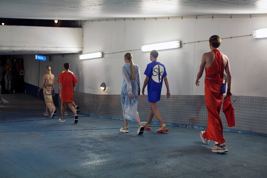 Wali Mohammed Barrech SS15, Dazed backstage 16