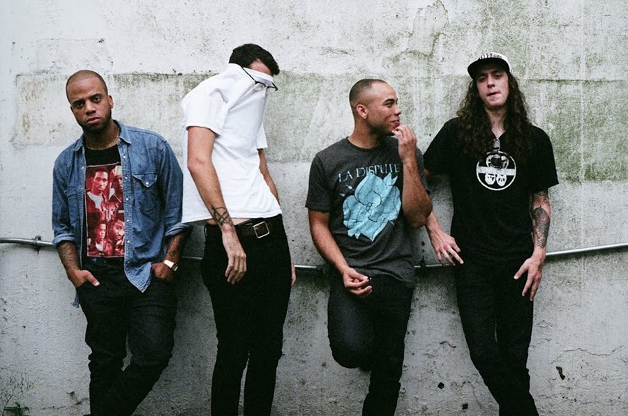 Watch Trash Talk take down a drone mid-gig