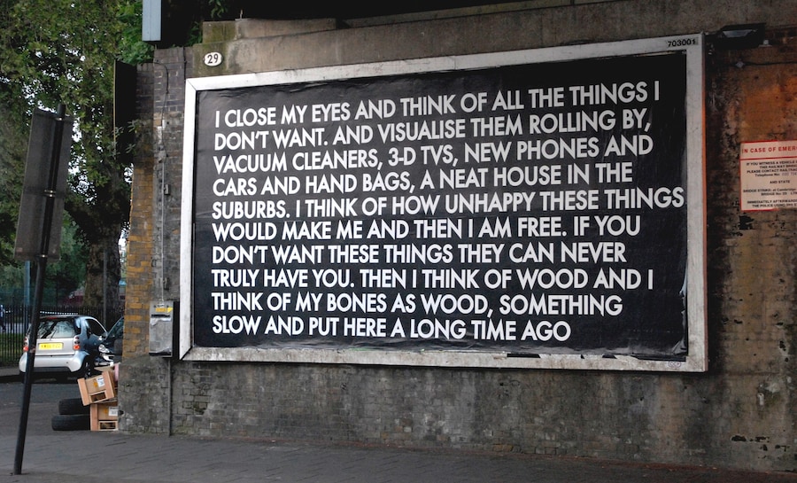 ROYAL WEDDING BILLBOARD BONES AS WOOD 19