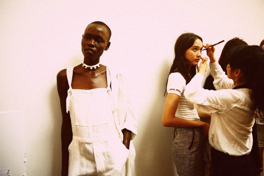 Adam Selman SS15 backstage Dazed 10