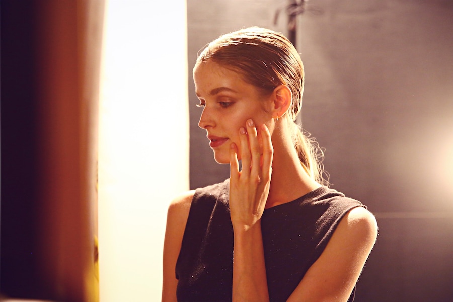 Backstage at Prabal Gurung SS15 5
