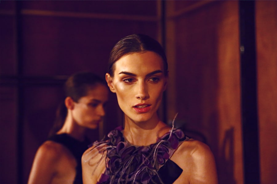 Backstage at Prabal Gurung SS15 10