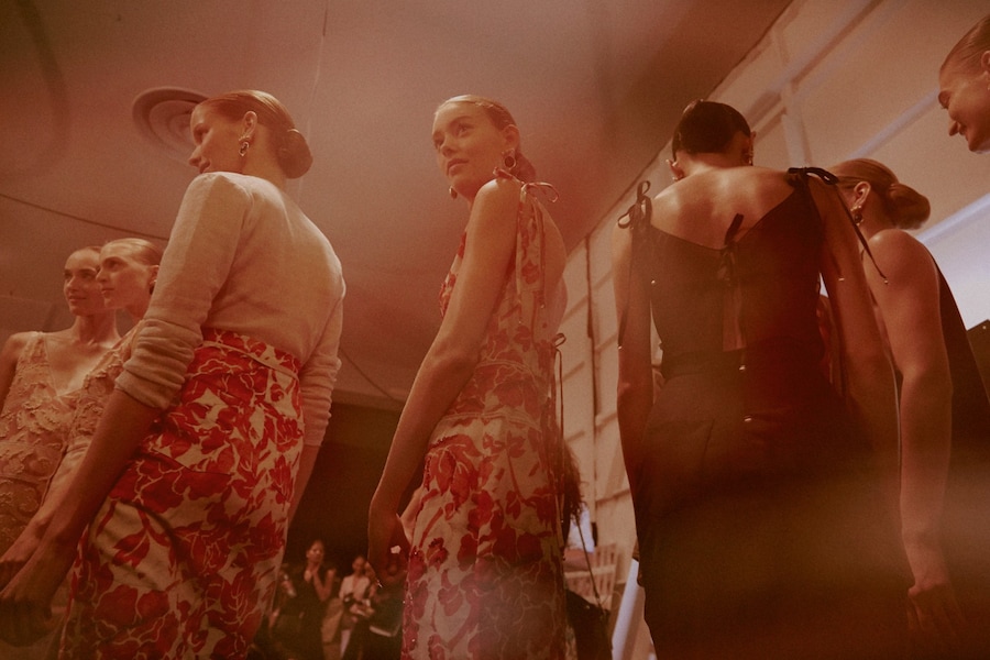 Backstage at Altuzarra SS15 11