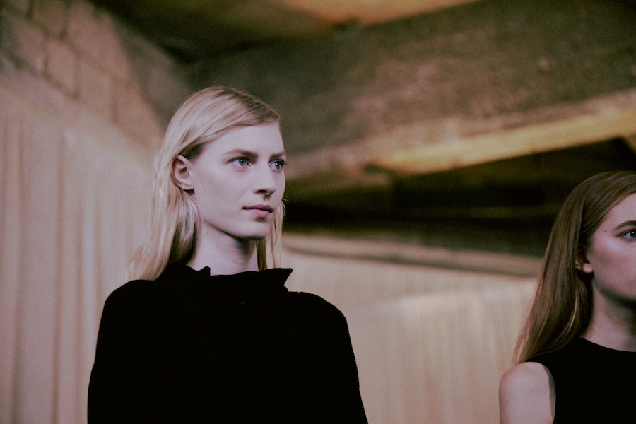 Backstage at Victoria Beckham SS15 2