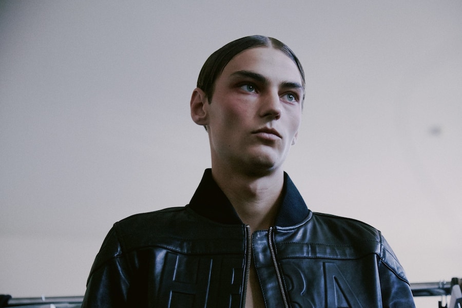 Backstage at Hood by Air SS15 19