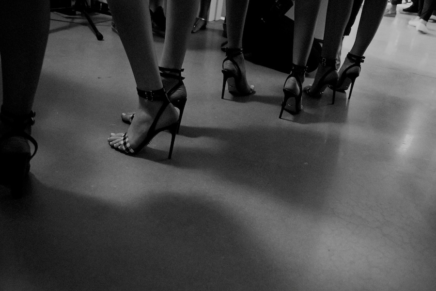 Backstage at Diane von Furstenberg SS15 15