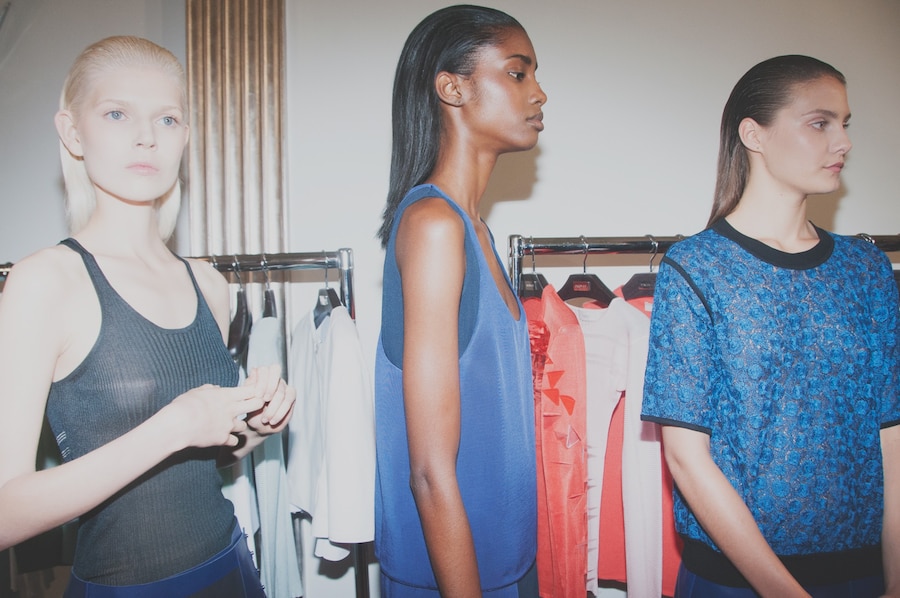 Backstage at Pringle SS15 4