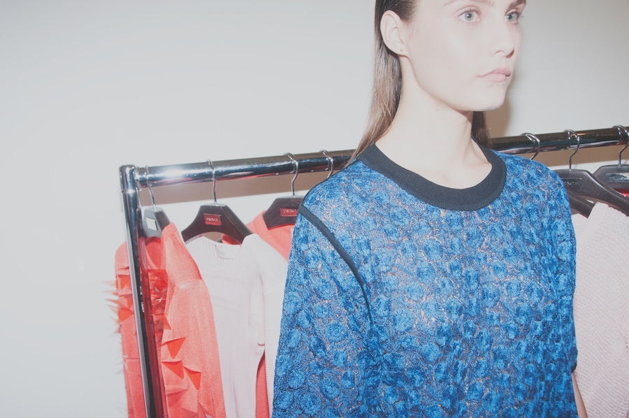 Backstage at Pringle SS15 11