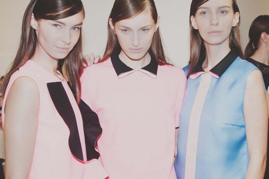 Roksanda SS15, womenswear, Dazed backstage 1
