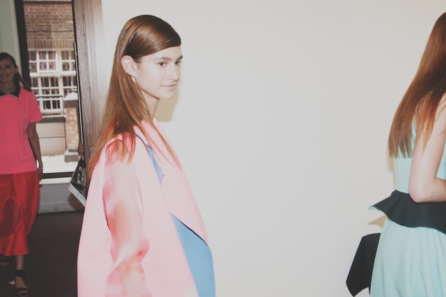Roksanda SS15, womenswear, Dazed backstage 15