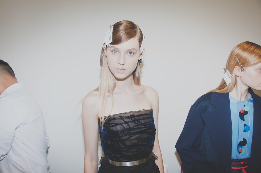 Roksanda SS15, womenswear, Dazed backstage 19