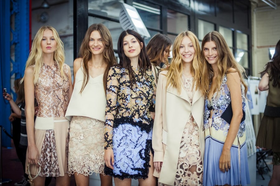 Mary Katrantzou SS15, womenswear, Dazed backstage 6