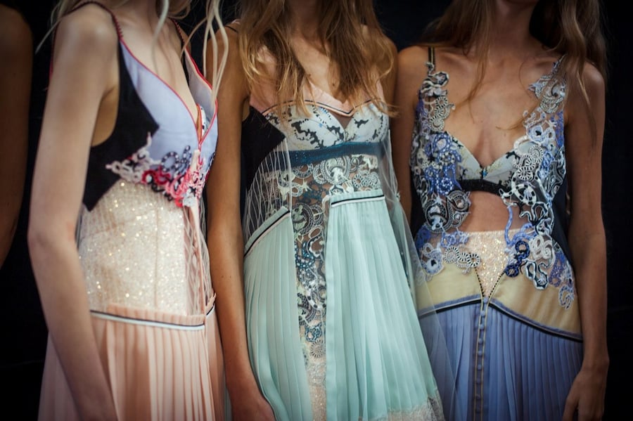 Mary Katrantzou SS15, womenswear, Dazed backstage 8
