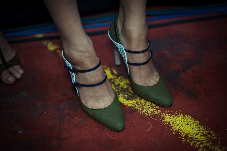 Mary Katrantzou SS15, womenswear, Dazed backstage 11
