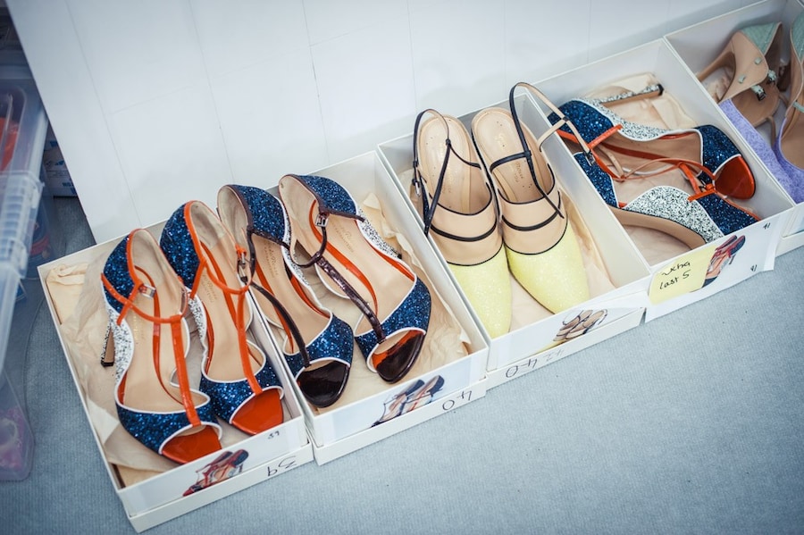 Mary Katrantzou SS15, womenswear, Dazed backstage 13