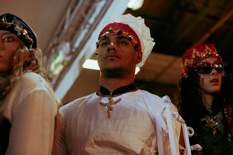 Backstage at Ed Marler SS15 Fashion East Lea Colombo 7