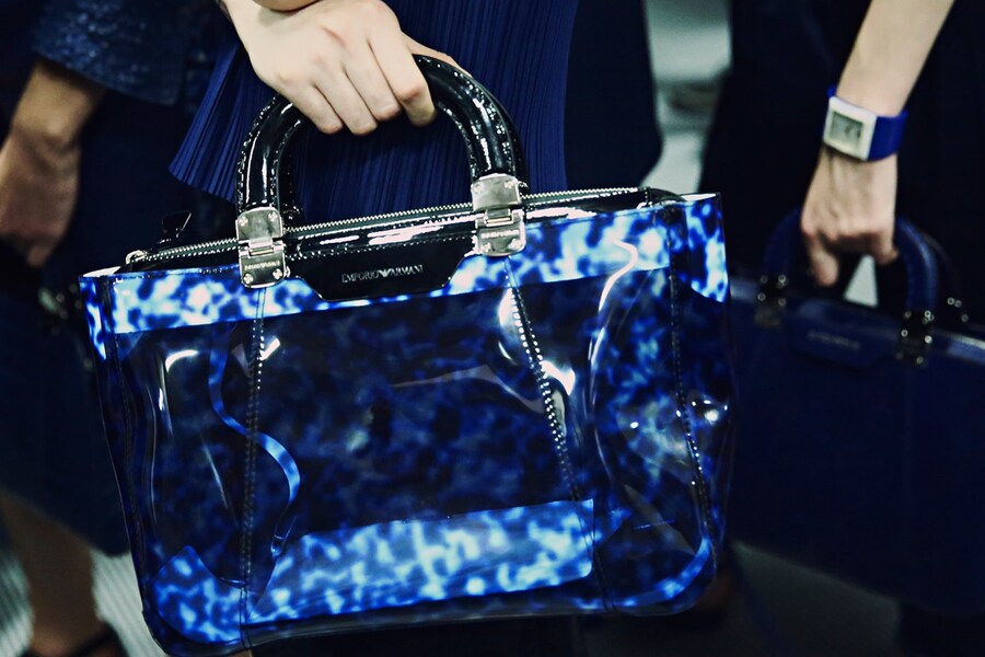 Backstage at Emporio Armani SS15 23