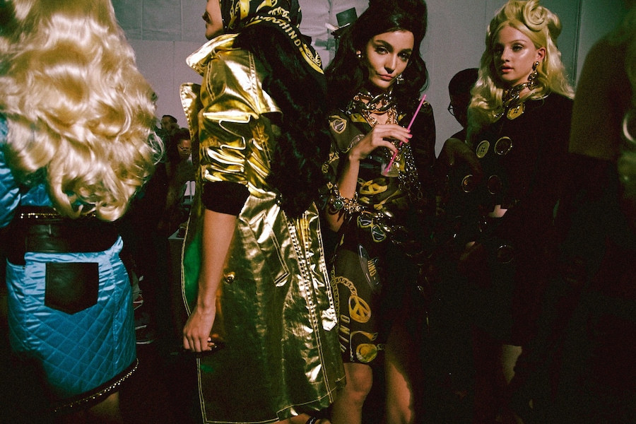 Moschino SS15, womenswear, Dazed backstage 26