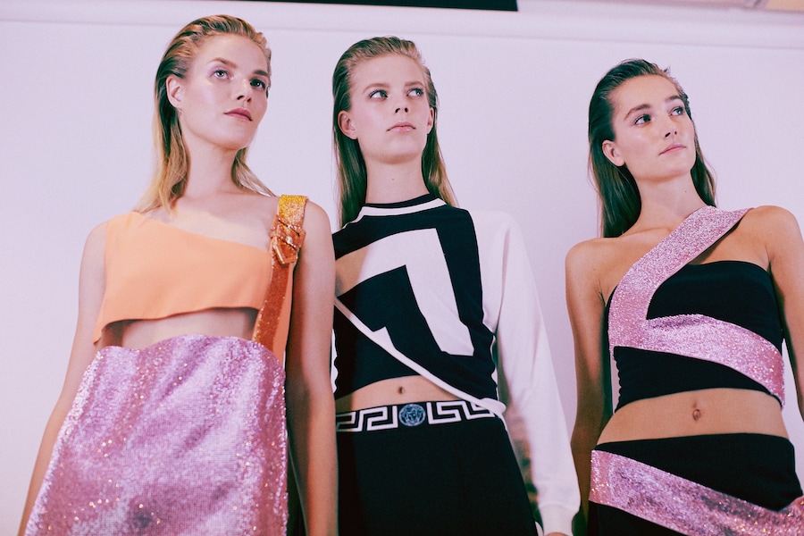 Dazed backstage Versace SS15 Lea Colombo 2