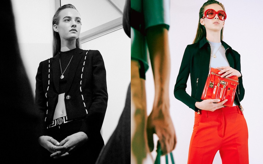 Dazed backstage Versace SS15 Lea Colombo 0