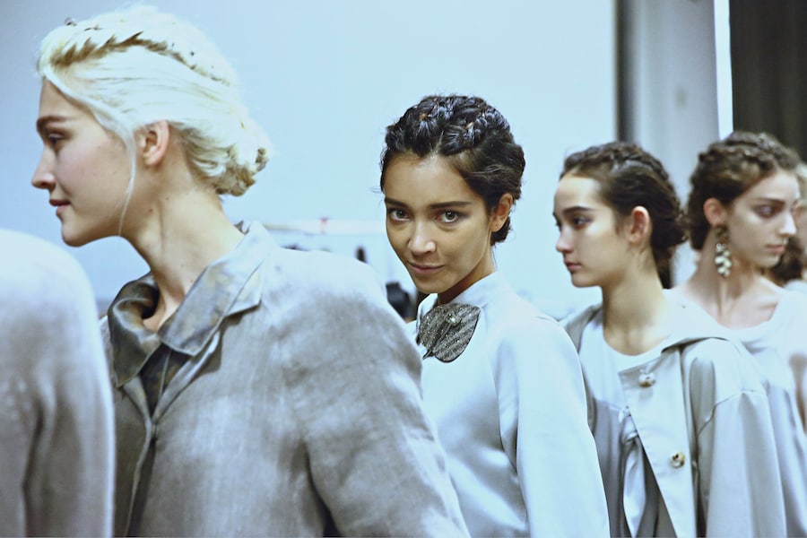 Backstage Giorgio Armani SS15 Milan Paolo Musa 14