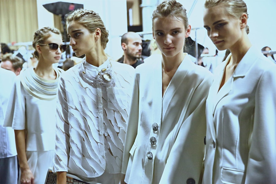 Backstage Giorgio Armani SS15 Milan Paolo Musa 22