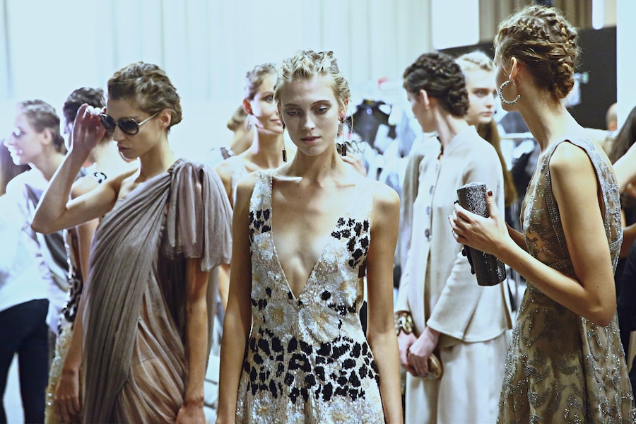 Backstage Giorgio Armani SS15 Milan Paolo Musa 19