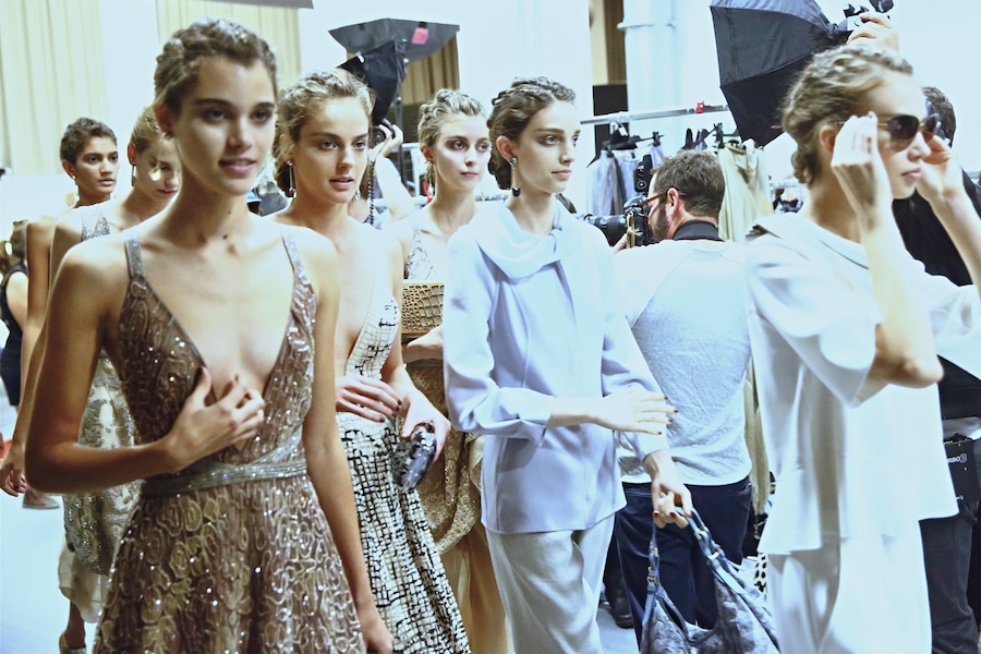Backstage Giorgio Armani SS15 Milan Paolo Musa 29