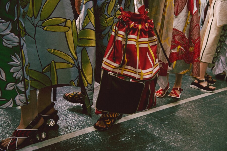 Backstage at Marni SS15 27
