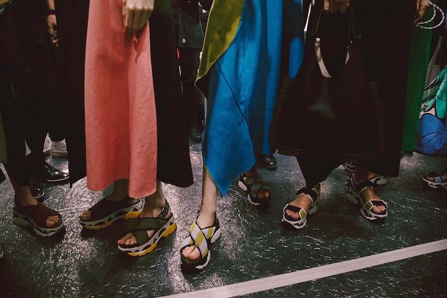 Backstage at Marni SS15 28