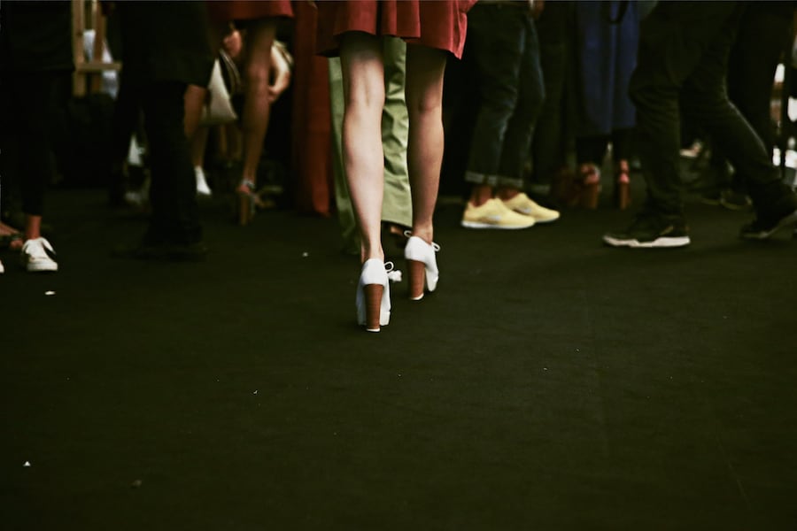 Backstage at Trussardi SS15 26