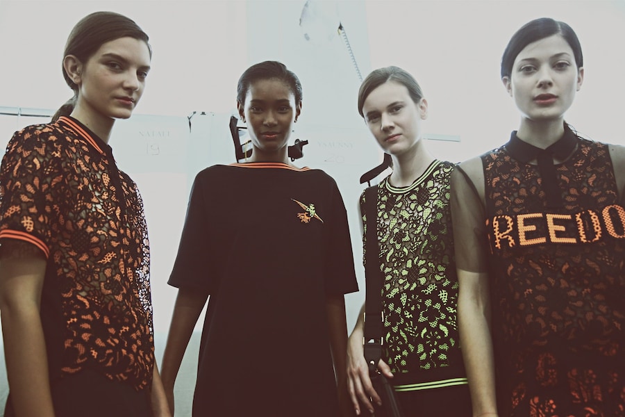 Backstage at MSGM SS15 7