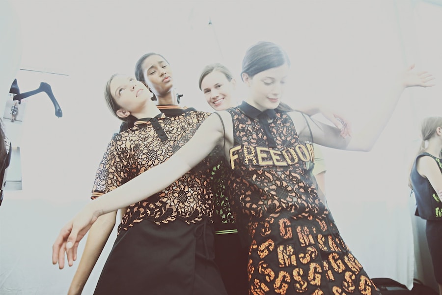 Backstage at MSGM SS15 9