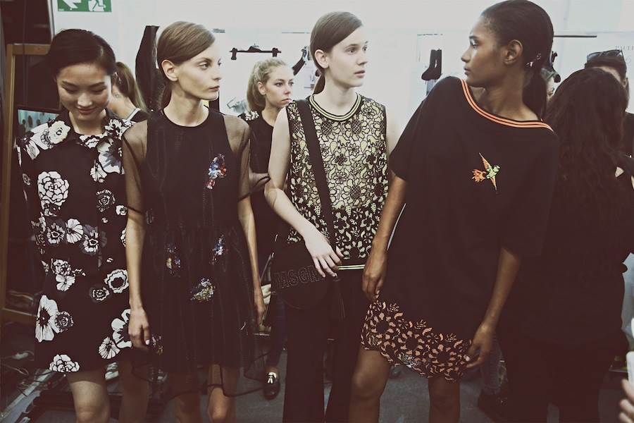 Backstage at MSGM SS15 15