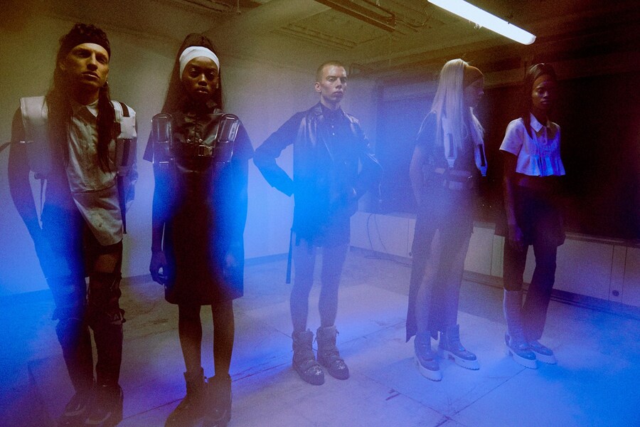 Hood by Air SS15, womenswear, Dazed backstage 22