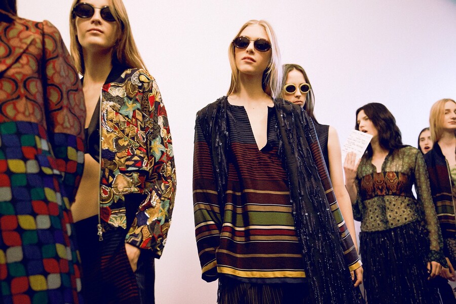 Dries Van Noten SS15, womenswear, Dazed backstage 4