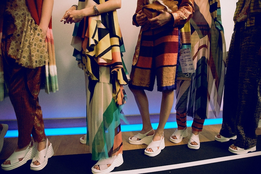 Dries Van Noten SS15, womenswear, Dazed backstage 30