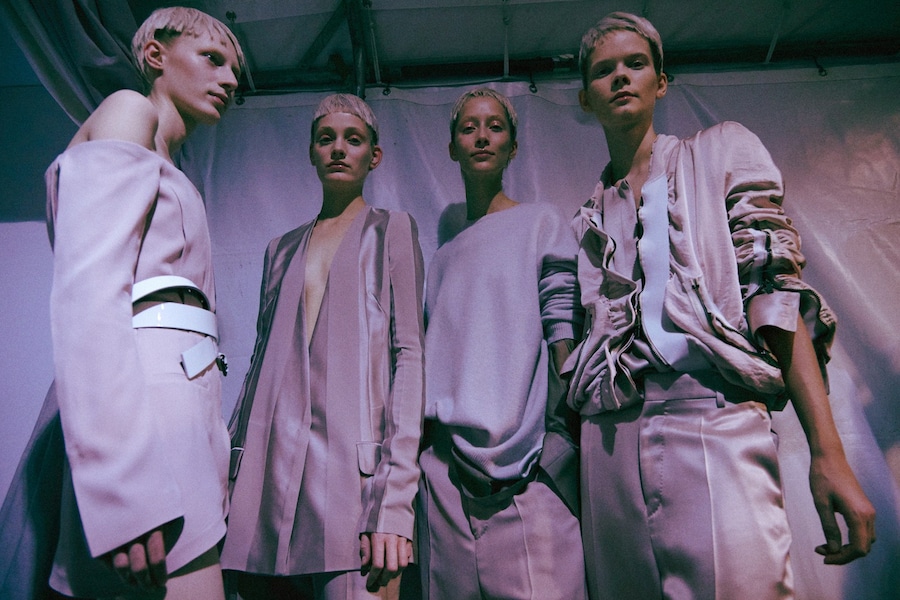 Backstage at Haider Ackermann SS15 Dazed 3