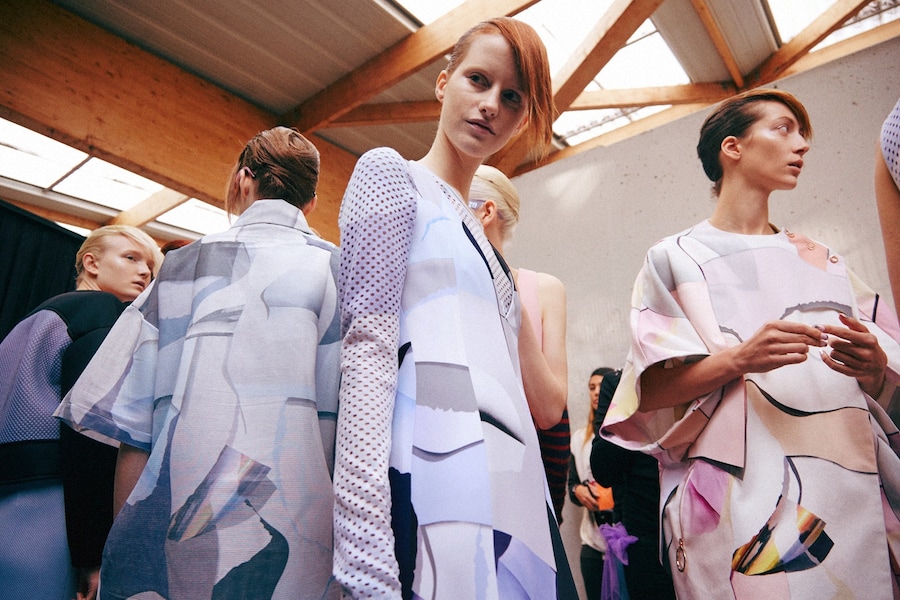 Backstage at Kenzo SS15 Dazed 0