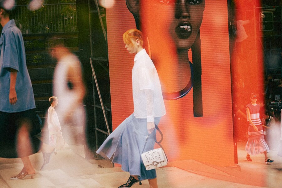 Backstage at Kenzo SS15 Dazed 13